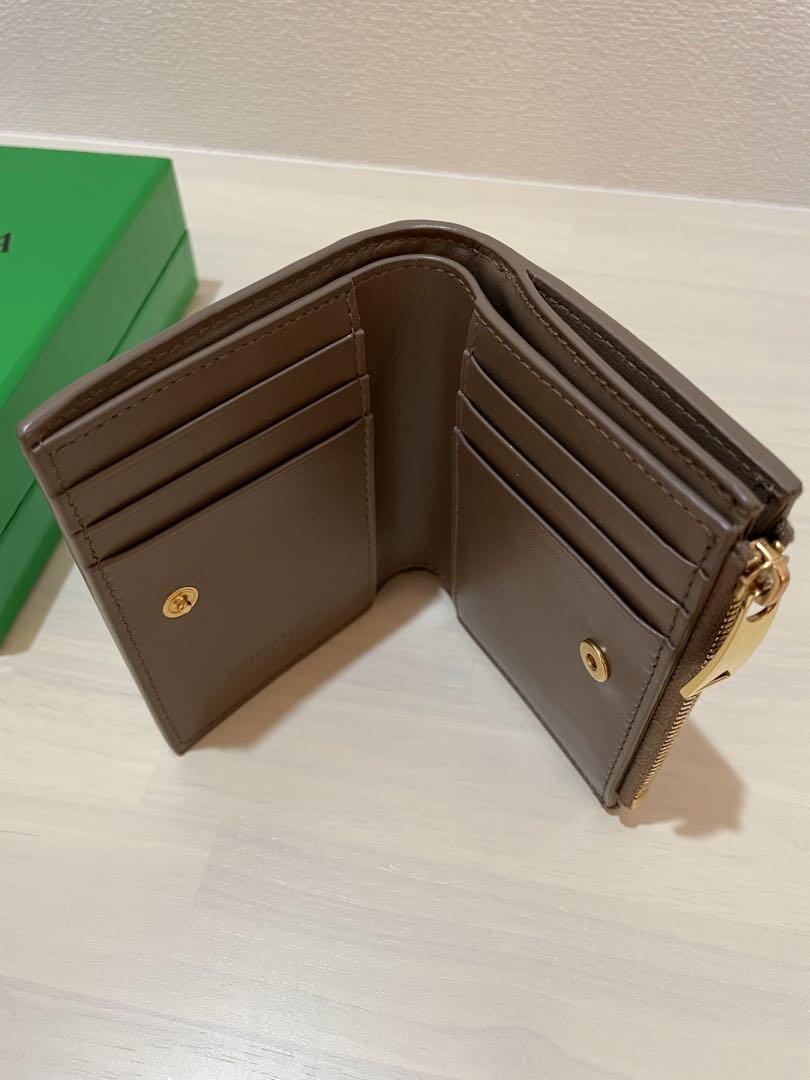 BOTTEGA VENETA スモール カセット 二つ折りファスナーウォレット