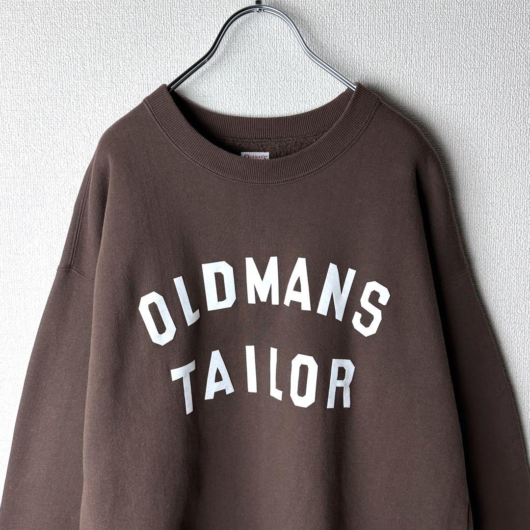 OLDMANS TAILOR オールドマンズテーラーフロッキープリントスウェット