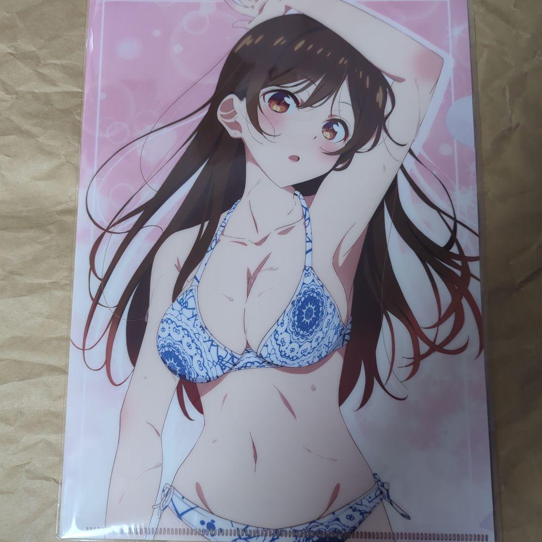 値段が激安 1割引送料無料▷4枚 抱き枕水着A4クリアファイル彼女お借りし クリアファイル
