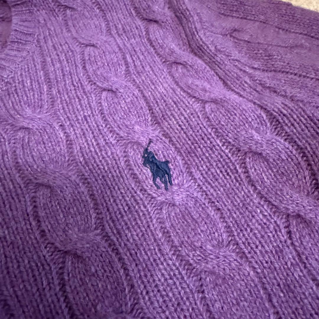 POLO RALPH LAUREN　ポロラルフローレン　カシミヤ　ケーブルニット