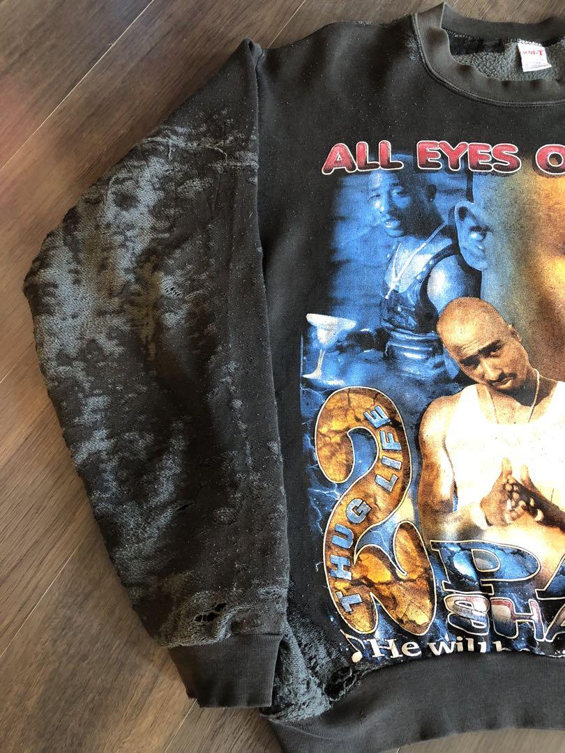 ビッグサイズ 2pac all eyes on me スウェット XL ラップT