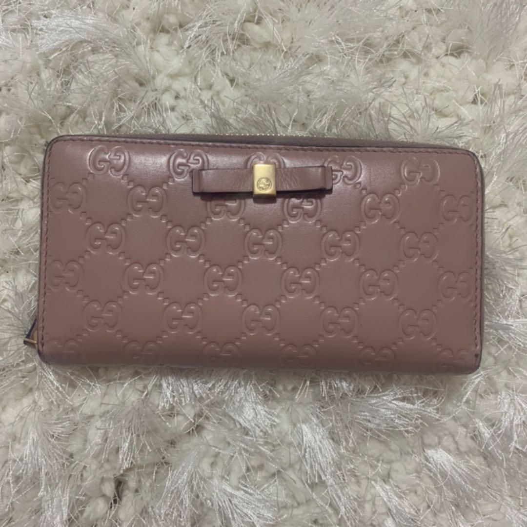 GUCCI グッチ 長財布　GUCCISSIMA ラウンドファスナー長財布