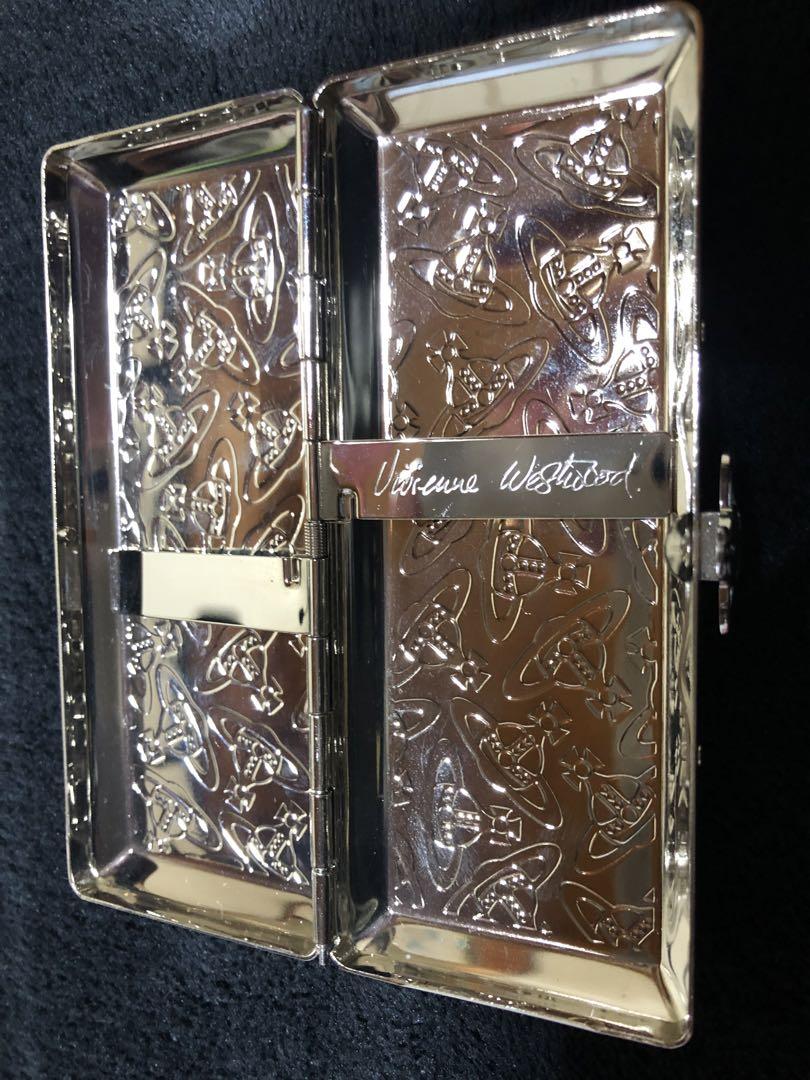 【中古】Vivienne Westwood シガレットケース　シルバー