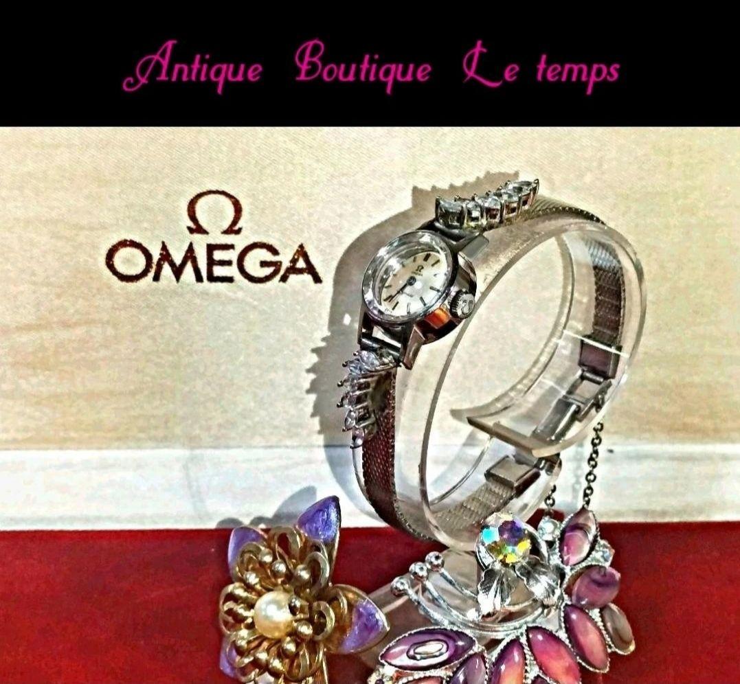 OMEGA・Ω・Ladymatic・1960'vintageプラチナ 画像1