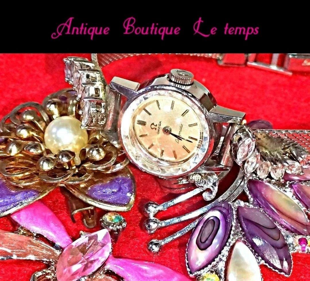 OMEGA・Ω・Ladymatic・1960'vintageプラチナ 画像5