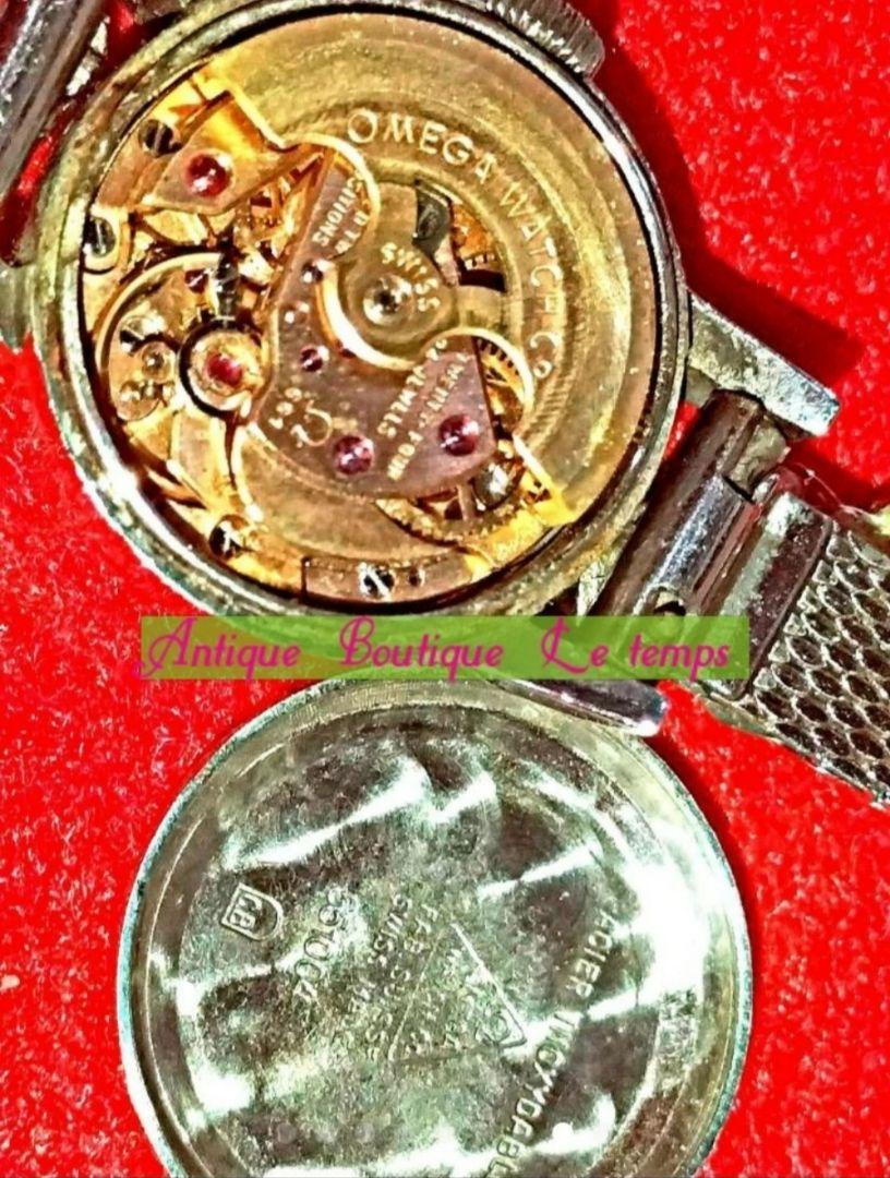 OMEGA・Ω・Ladymatic・1960'vintageプラチナ 画像8