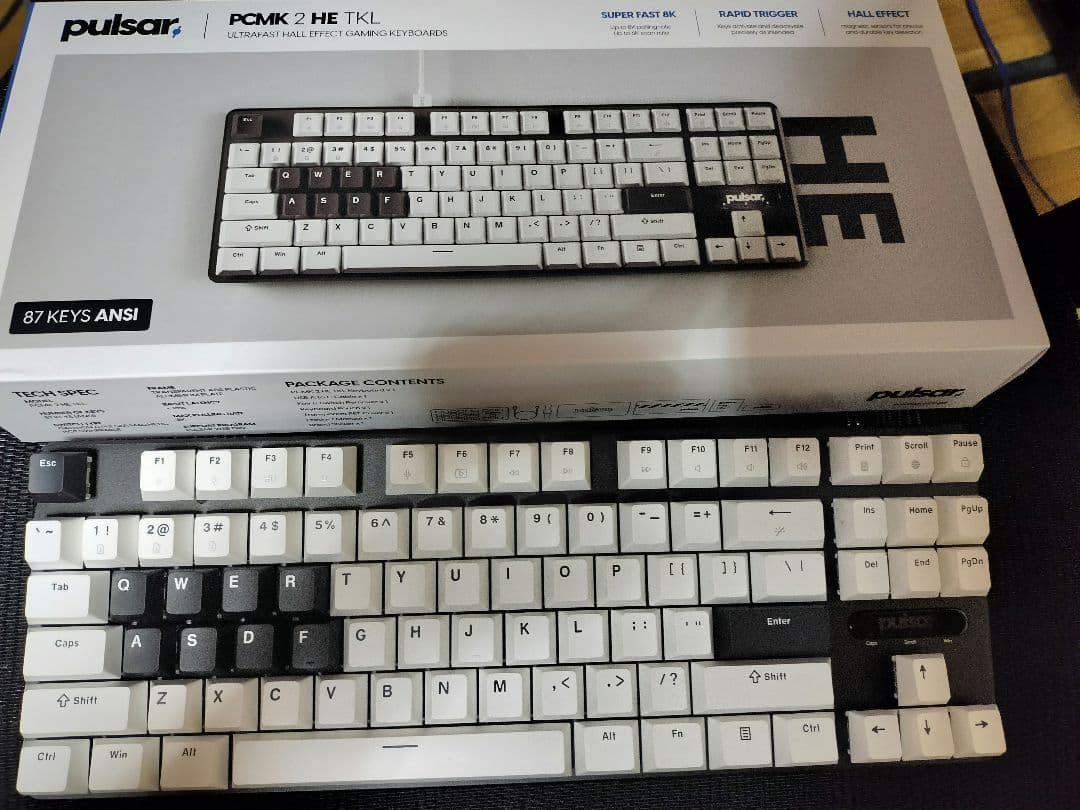 Pulsar PCMK 2 HE TKL 87キー ANSI