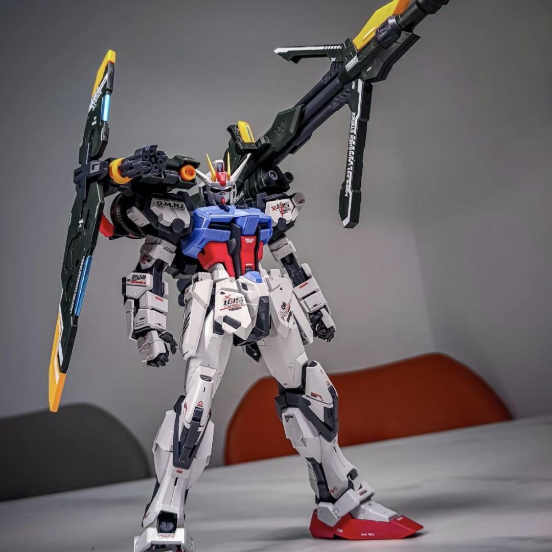 MG ランチャーストライクガンダム ガレージキット風プラモデル 海外製新品、♥