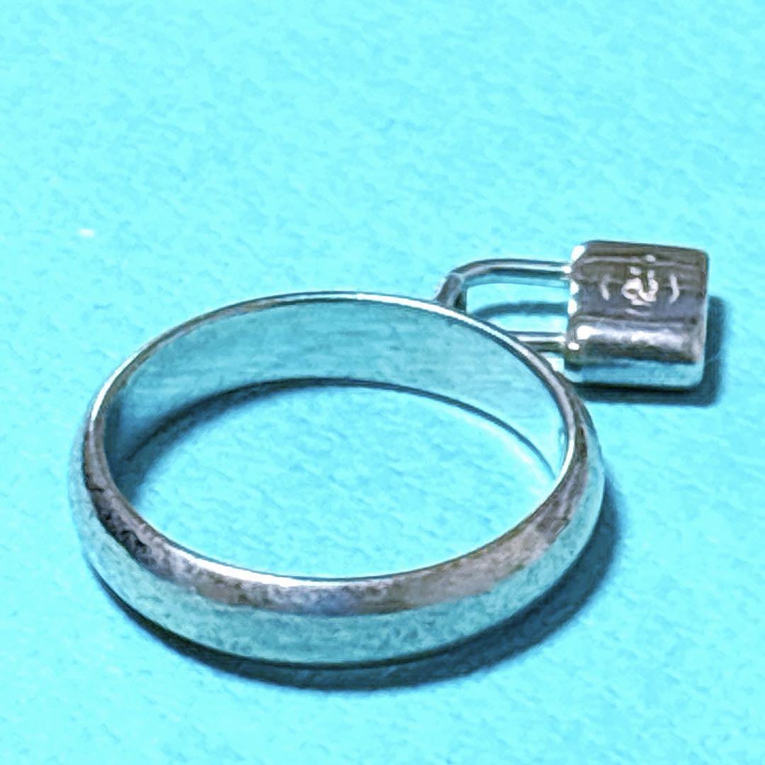 Tiffany 11号 ティファニー カデナロック 南京錠 リング SV925
