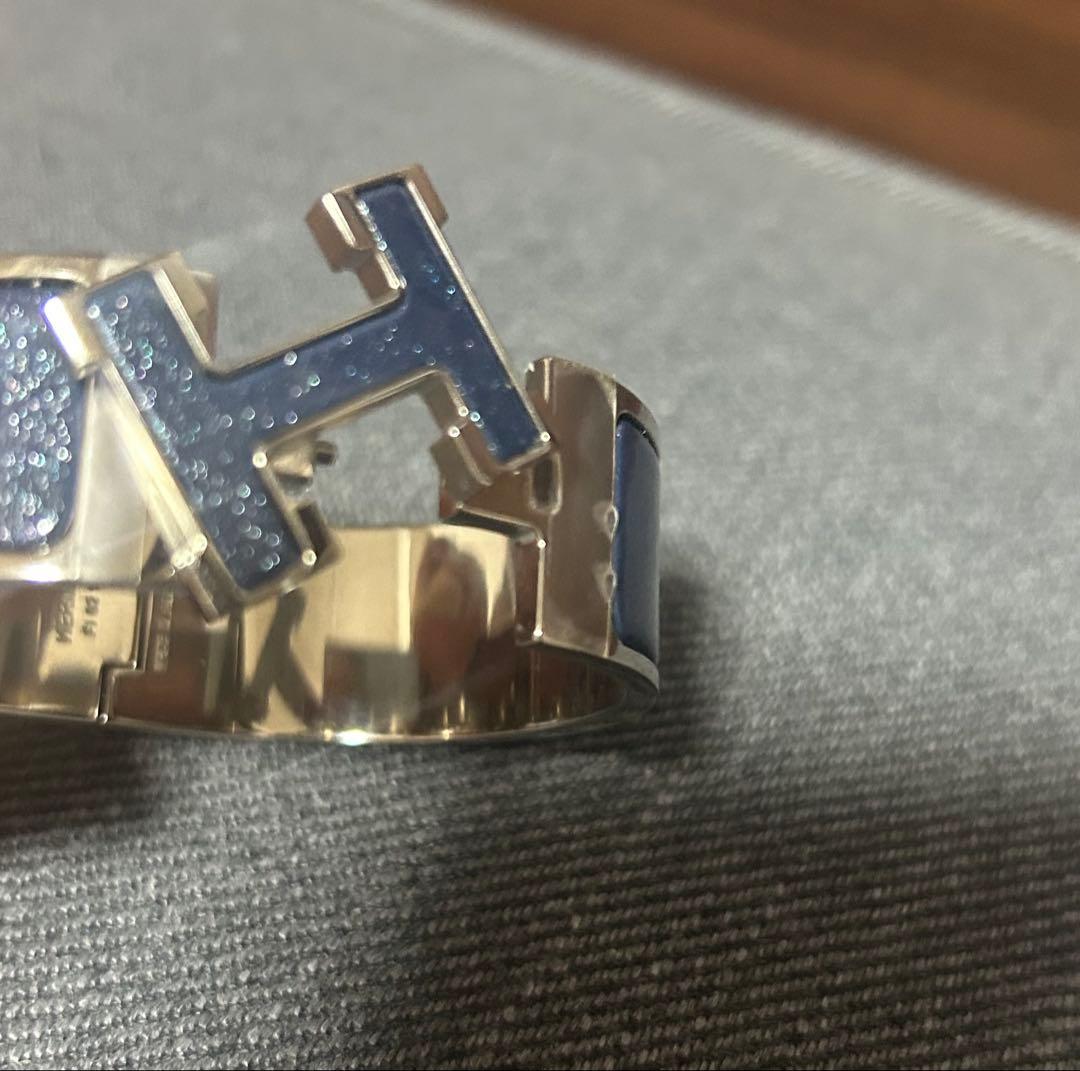 クラック Hグリッターウルトラマリン|シルバーHERMES