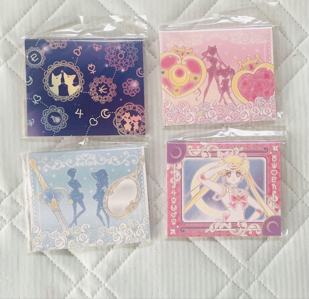 【未使用•非売品】セーラームーン クリアファイルA4、B5サイズ、メモ帳セット 未使用•非売品】セーラームーン クリアファイルA4、B5サイズ