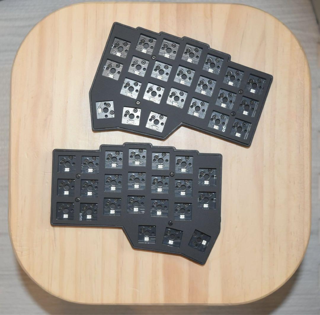 新品】corne v4.1 cherry マットブラックアクリルトップ