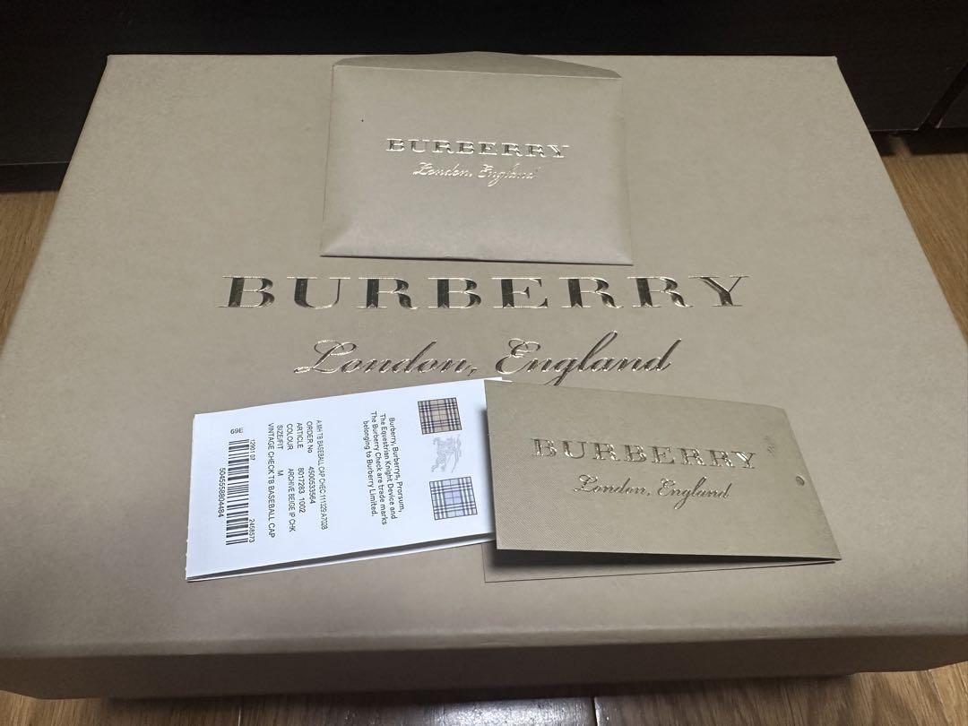 帽子 BURBERRY Vintage check baseball cap
