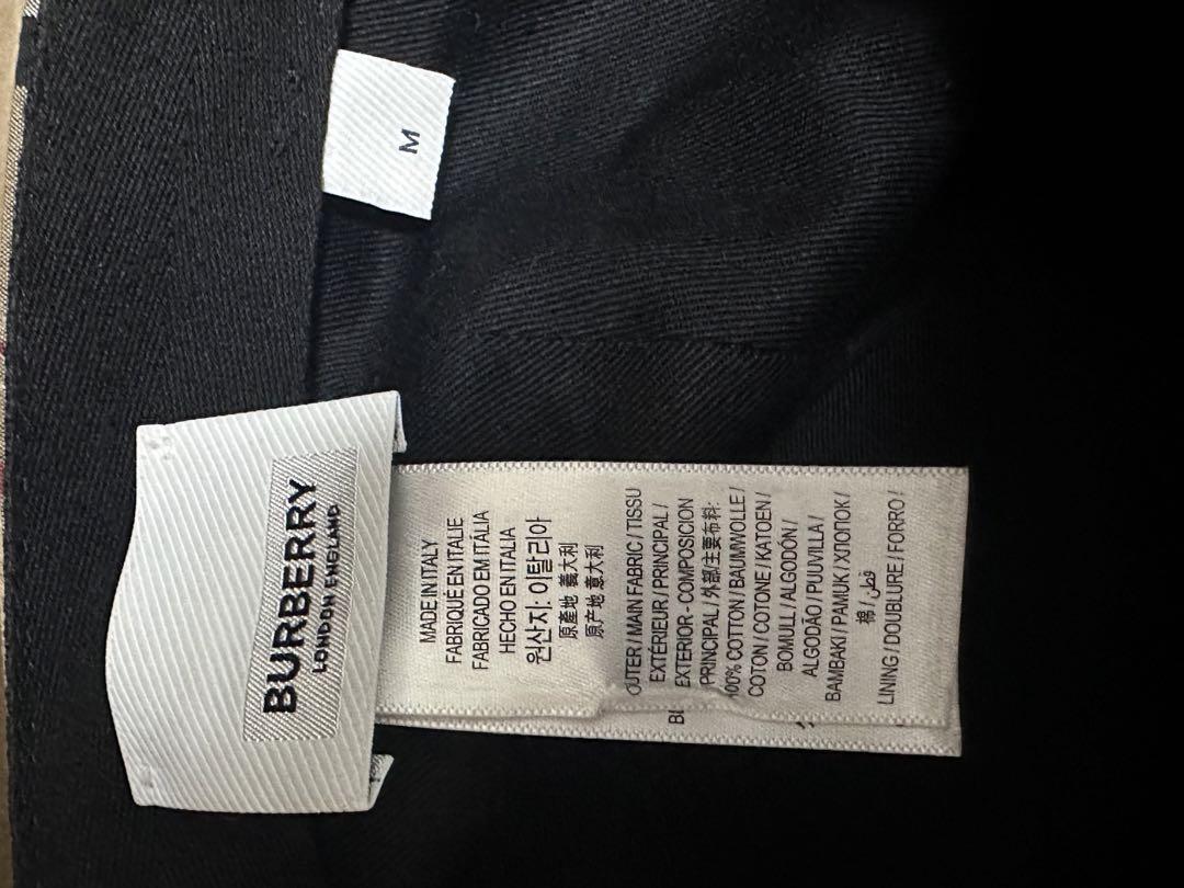 帽子 BURBERRY Vintage check baseball cap