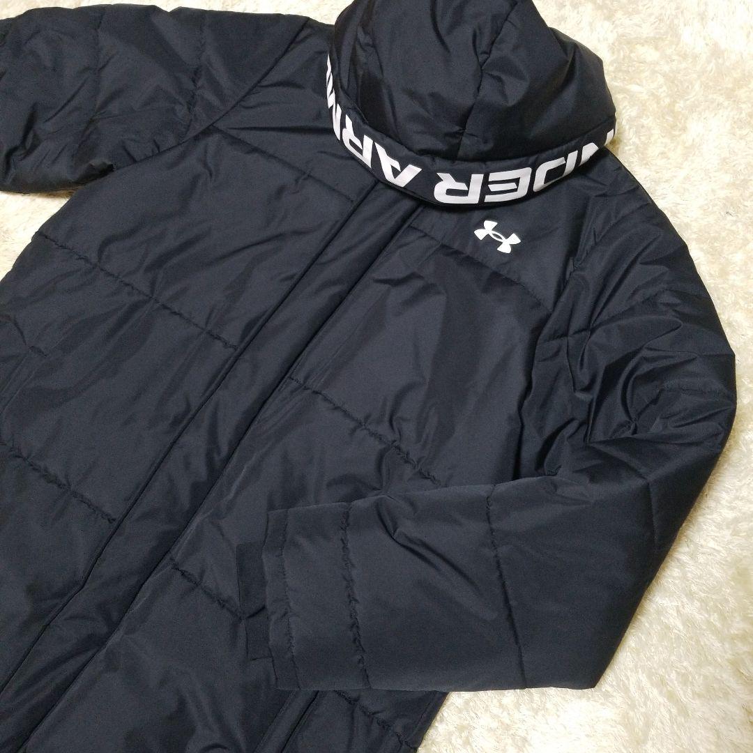 UNDER ARMOUR アンダーアーマー　ロゴ　ロングコート　メンズ　美品