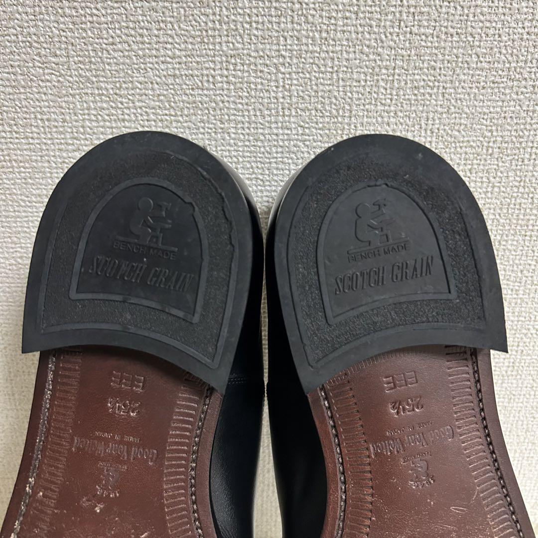 美品✨スコッチグレイン　ドレスシューズ　アシュランス　3526 ブラック