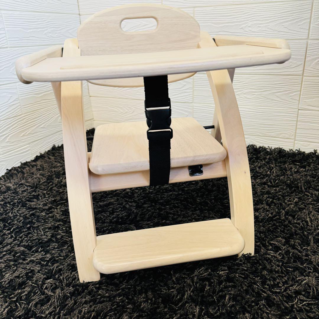 木製ローチェアIII ホワイトウォッシュ　大和屋　アーチ