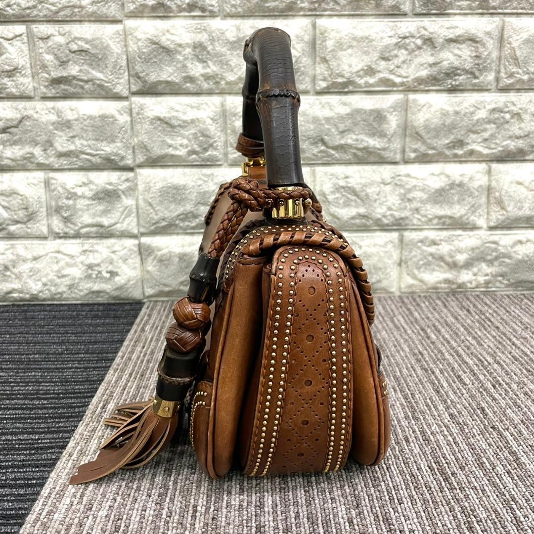 グッチ レザー ニュー バンブー 2way バッグ 256805 GUCCI グッチ ニューバンブー 2way ショルダーバッグ レザー