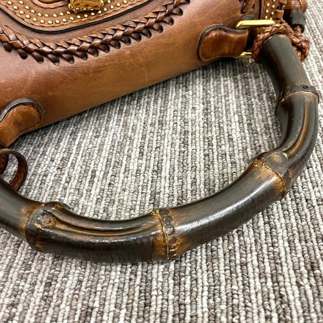 グッチ レザー ニュー バンブー 2way バッグ 256805 GUCCI グッチ ニューバンブー 2way ショルダーバッグ レザー