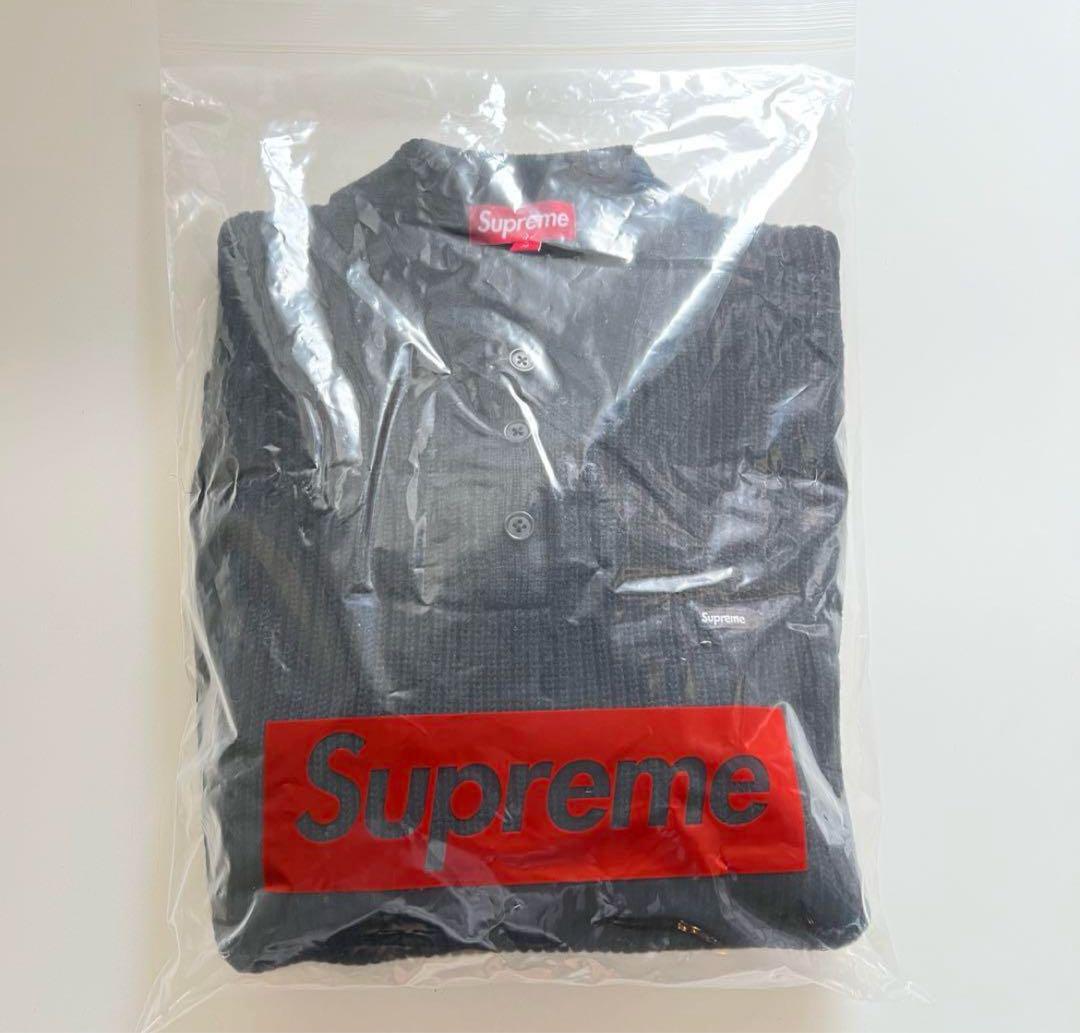 トップス 23fw Supreme Small Box Polo Sweater Supreme Small Box Polo Sweater (FW23) - $148