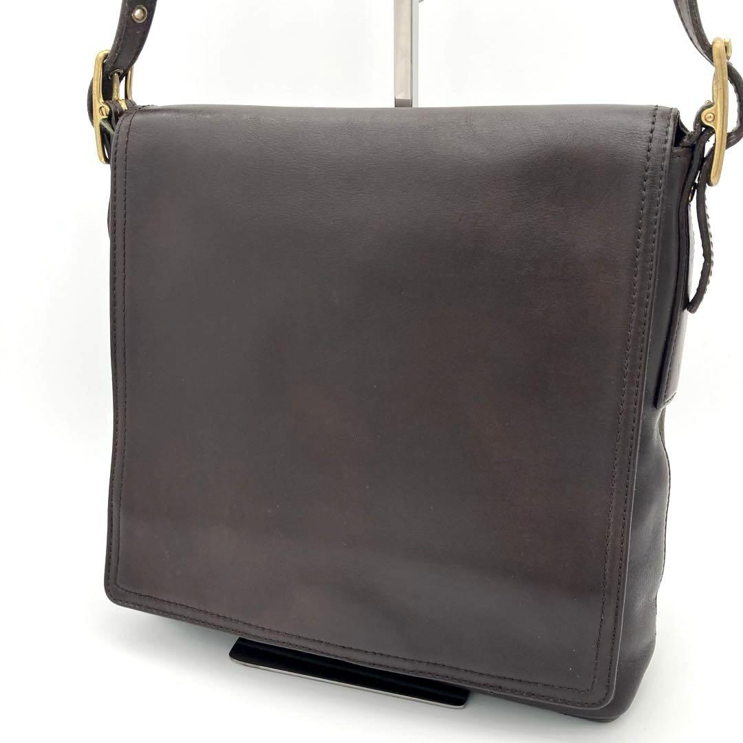 美品✨COACH コーチ ショルダーバッグ オールドコーチ ダークブラウン