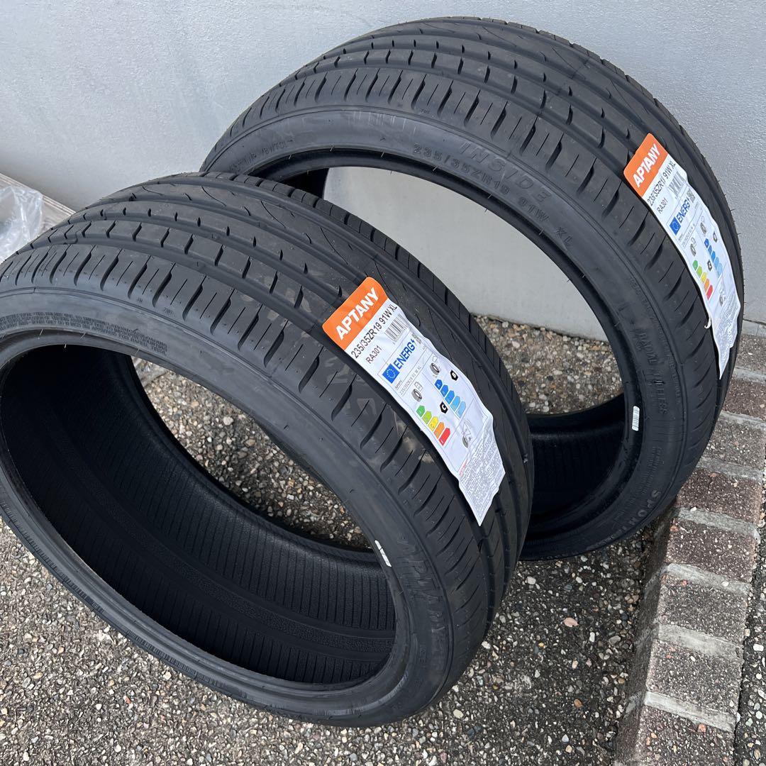 235/35ZR19 サマータイヤ 2本セット aptany