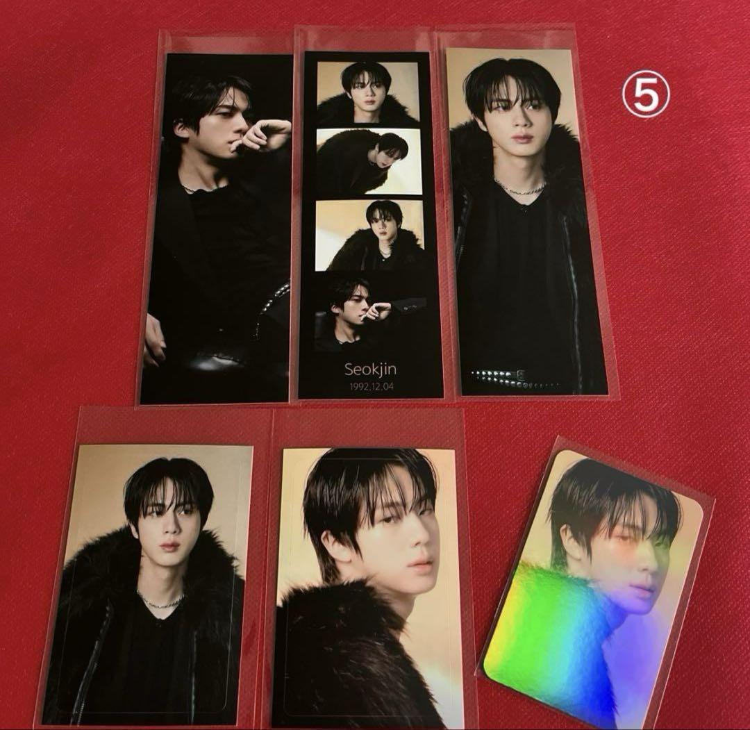 BTS ロングステッカー・ステッカー・フォトカード Jin