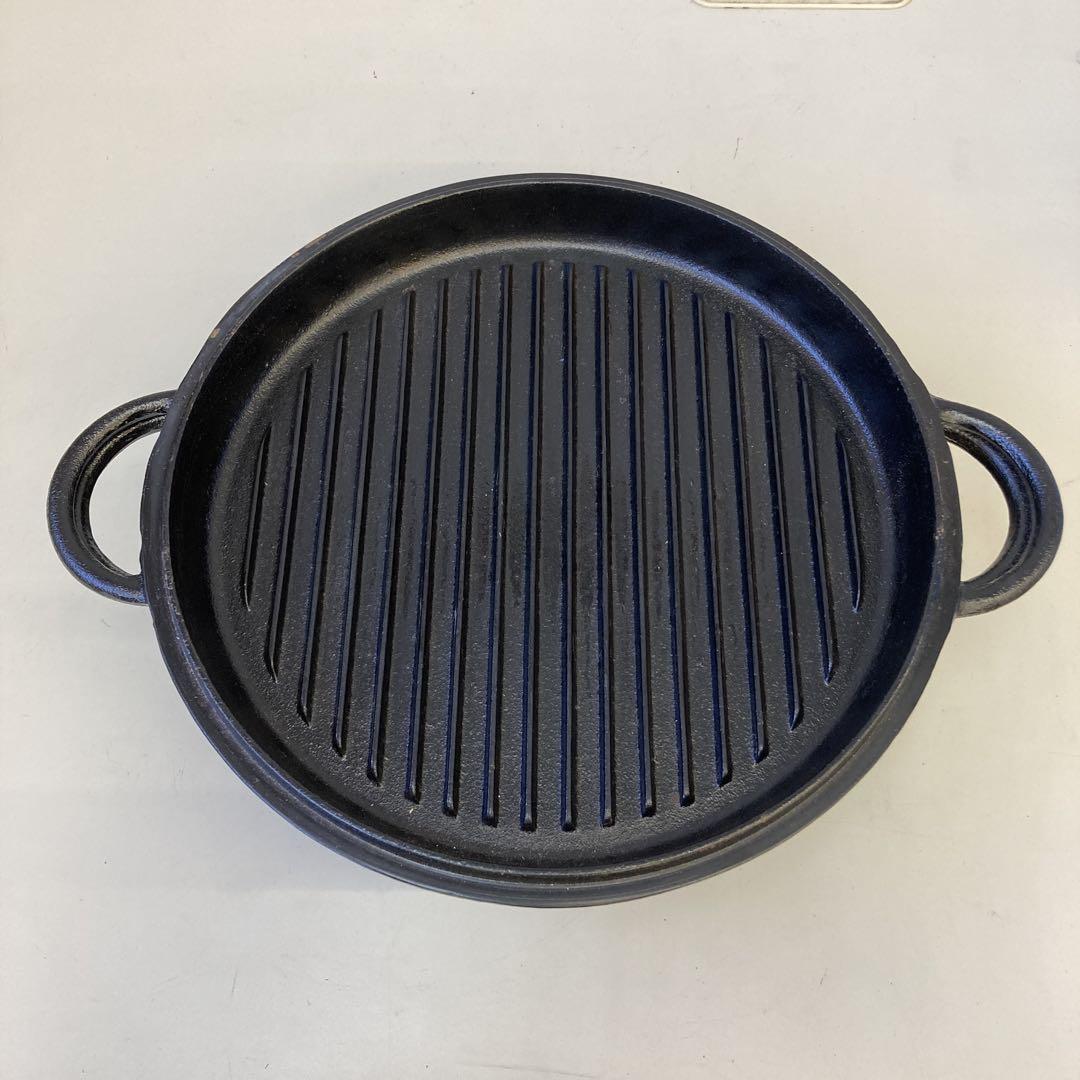 昭和レトロ 鉄製 鋳鉄 鉄器 ダッチオーブン ダッチパン グリルパン アウドドア