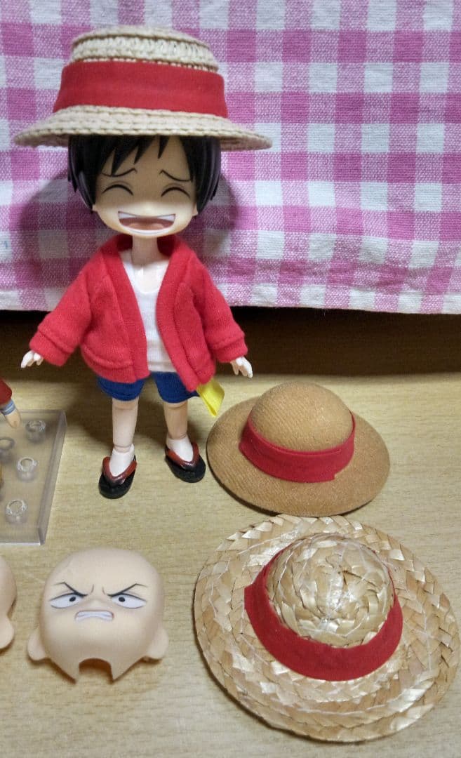 オビツろいど　ワンピース　ルフィ風　フルセット　オビツ11 ねんどろいどどーる