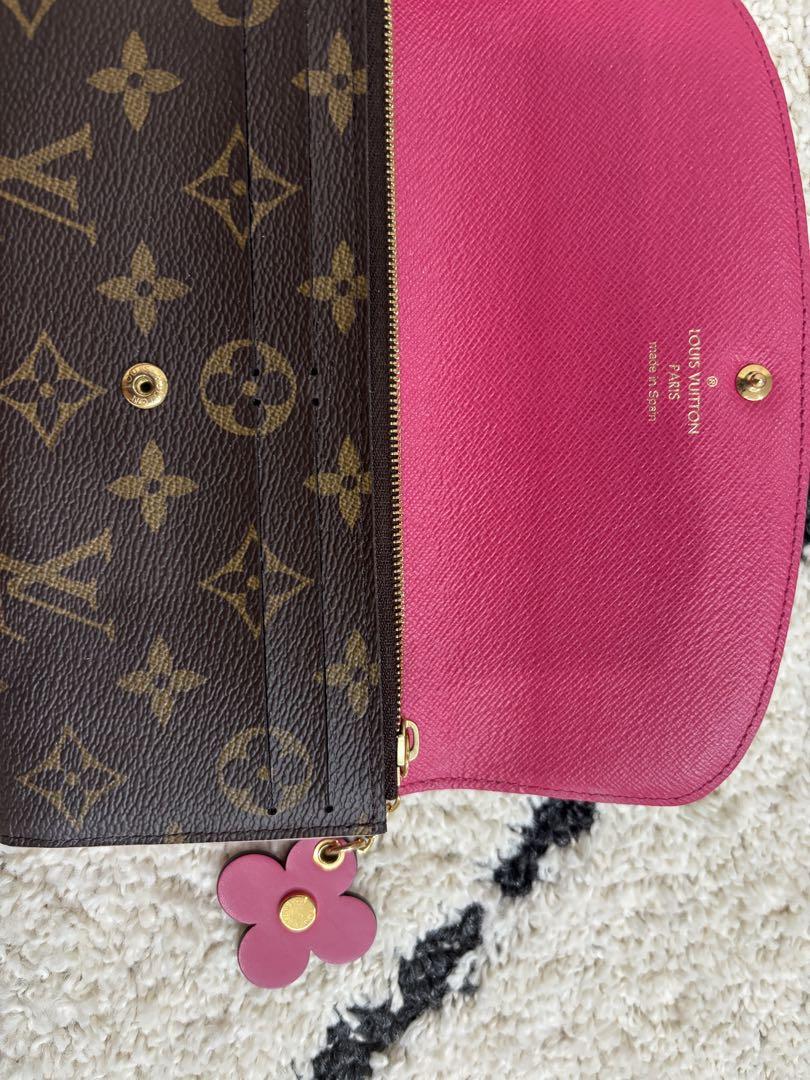 Louis Vuitton モノグラム 長財布 ブラウン/ピンク