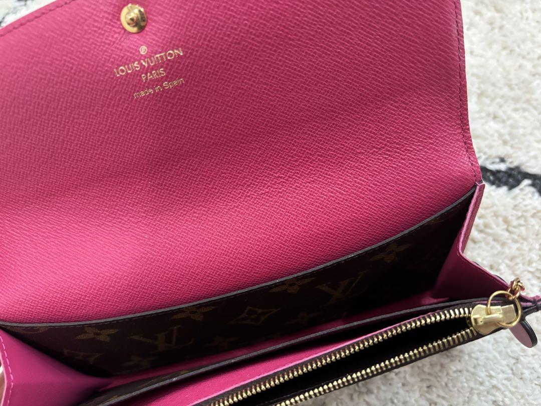 Louis Vuitton モノグラム 長財布 ブラウン/ピンク