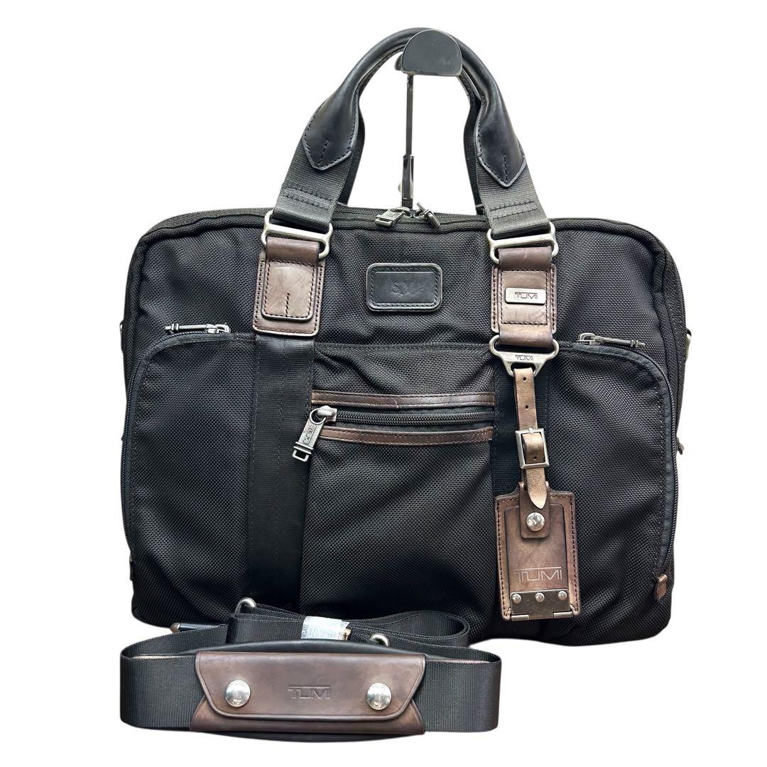 美品 TUMI レザー 2way ブリーフケース ショルダーバッグ ビジネス