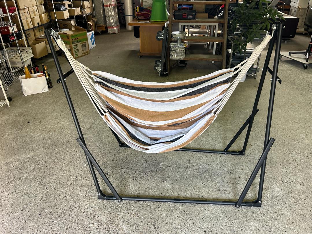 3WAY 自立式 ハンモック スタンド付き 折りたたみ 美品
