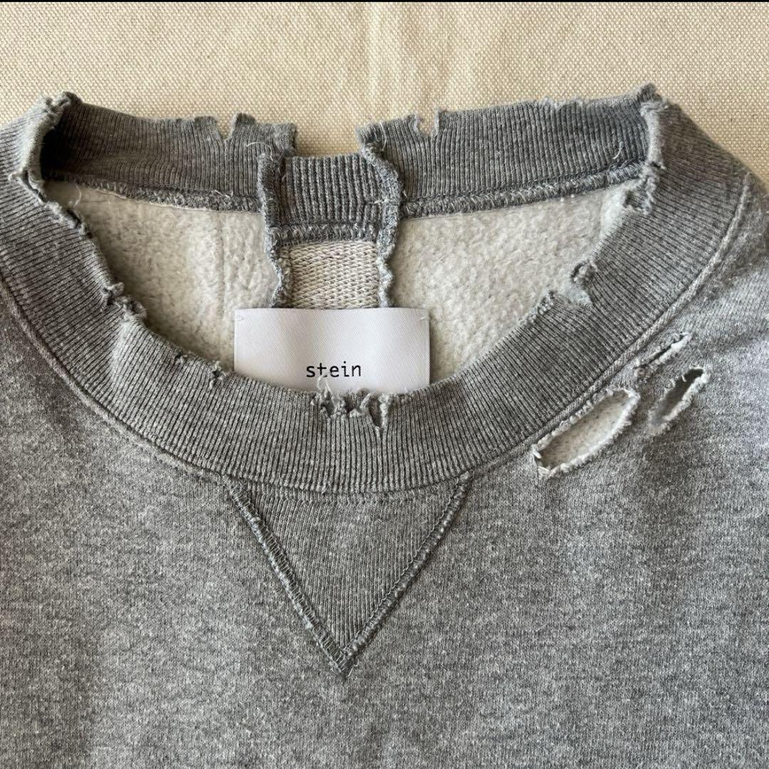 トップス stein OVERSIZED RECONSTRUCTION SWEAT LS