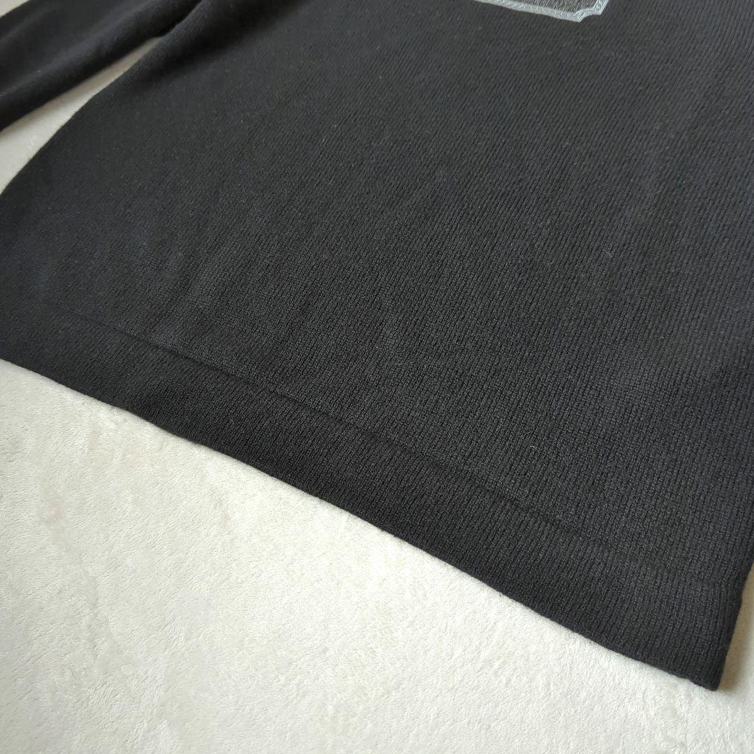 【人気】 ディオールオム ニット セーター カシミヤ100 ブラック XL