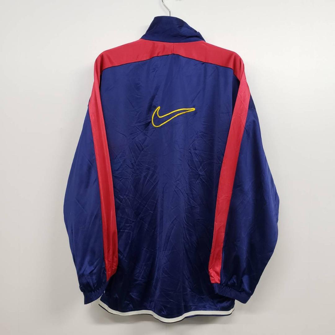 90s 古着】NIKE ナイキ ライン ジャージ 刺繍ロゴ ネイビー×レッド - メルカリ 90s 古着】NIKE ナイキ ライン ジャージ 刺繍ロゴ ネイビー×レッド - メルカリ