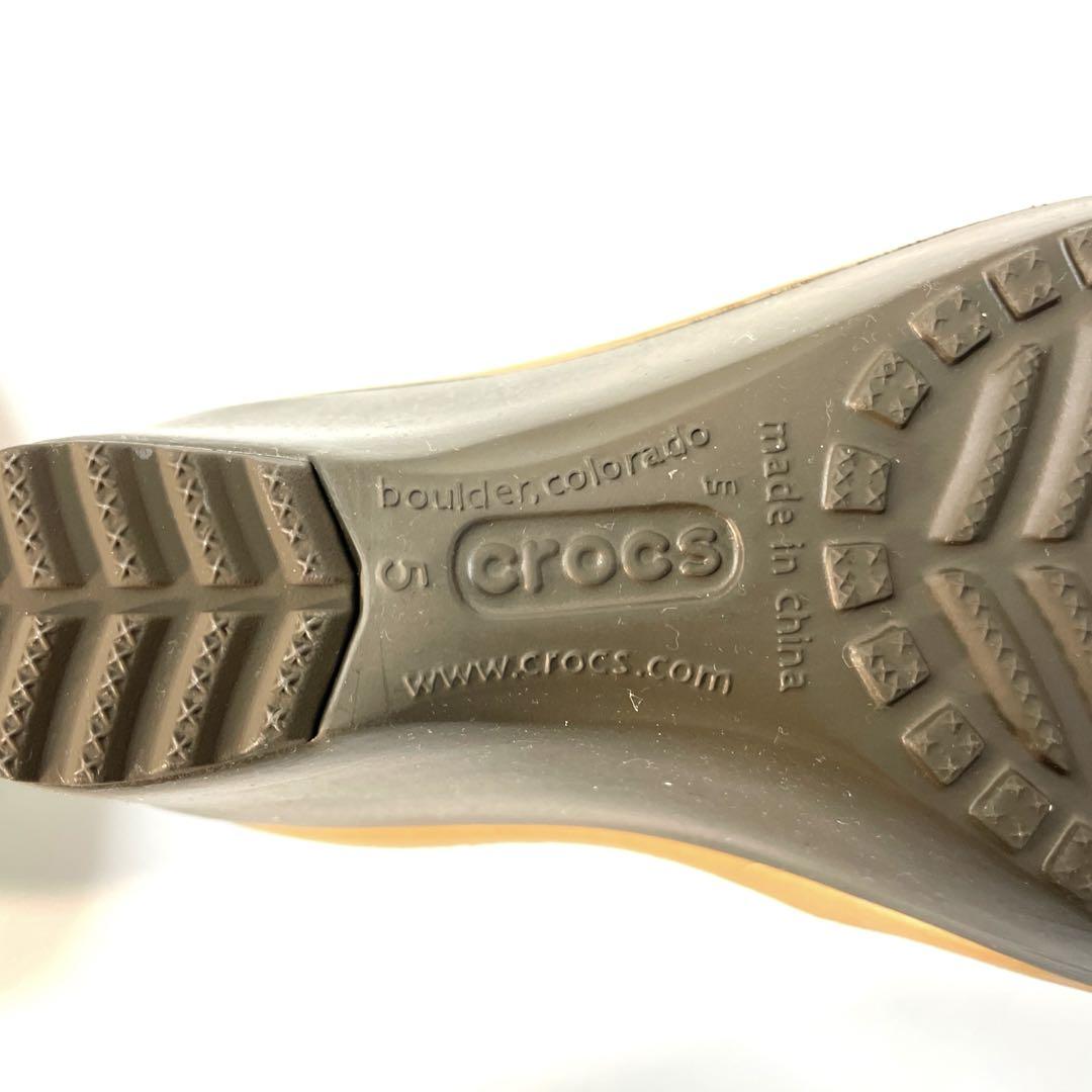 未使用　クロックス　Crocs Sassari W5ササリー　ゴールド1564 未使用 クロックス Crocs Sassari W5ササリー ゴールド1564