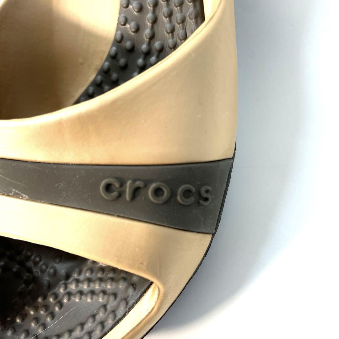 未使用　クロックス　Crocs Sassari W5ササリー　ゴールド1564 未使用 クロックス Crocs Sassari W5ササリー ゴールド1564
