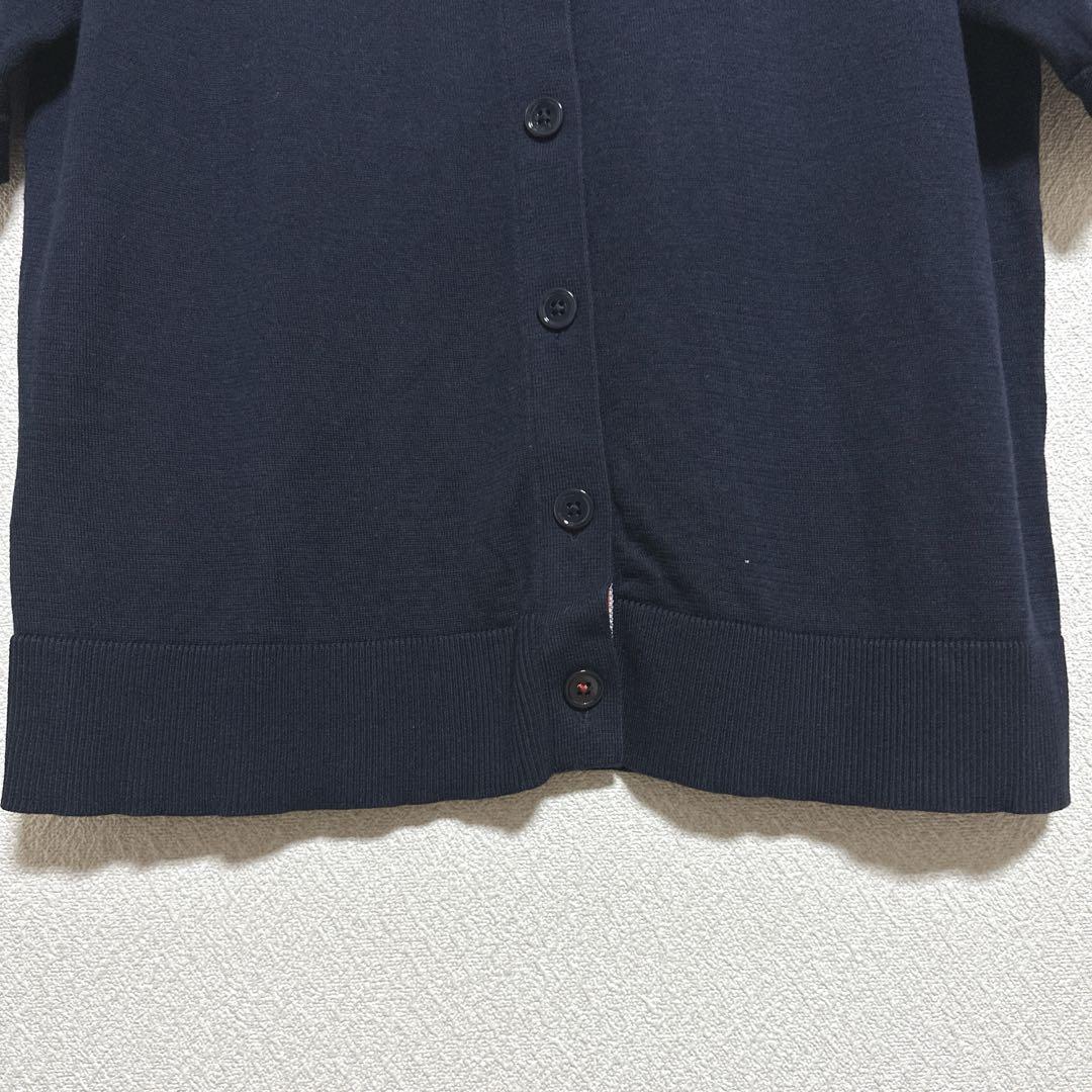 《Paul Smith》 ポールスミス (M) 半袖 サマーニットカーディガン
