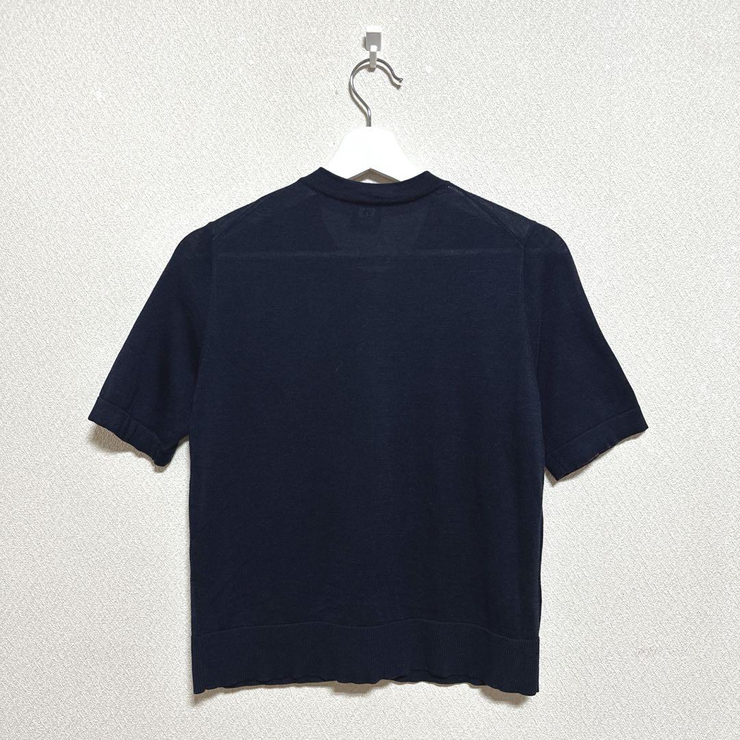 《Paul Smith》 ポールスミス (M) 半袖 サマーニットカーディガン