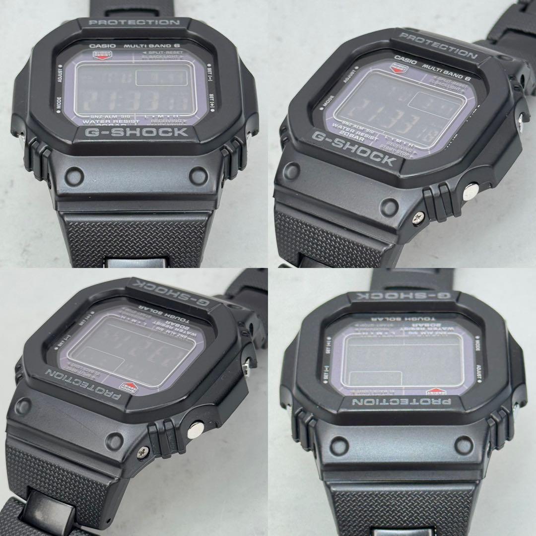 極美品 G-SHOCK GW-M5610BC 電波ソーラー メタルコアバンド 黒