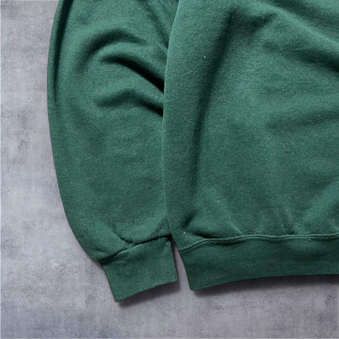 90s DisneyMickey Co刺繍スウェットグリーン ミッキーXL LL Disney HOMU-JOURNEY_COM