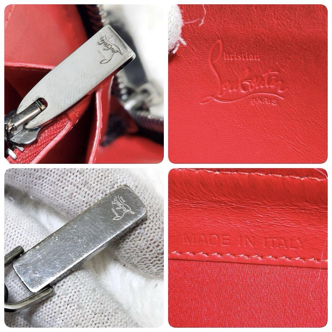 ✨美品　付属品完備✨ルブタン　長財布　ラウンドファスナー　パネトーネ　デカロゴ