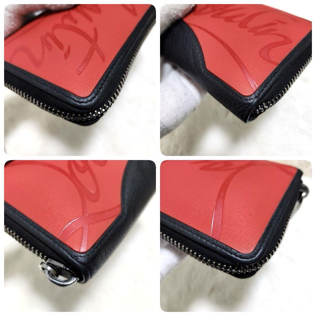 ✨美品　付属品完備✨ルブタン　長財布　ラウンドファスナー　パネトーネ　デカロゴ