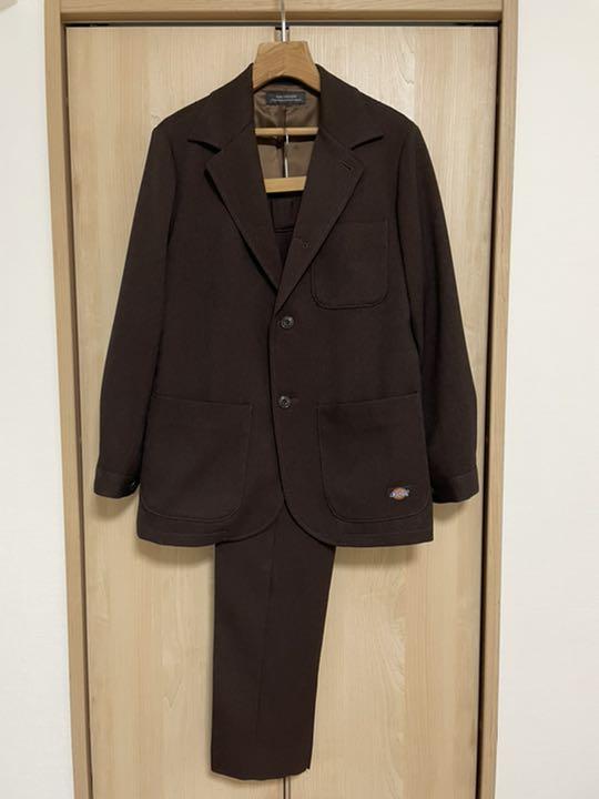 【S】Dickies BROWN SUITS セットアップ スーツ