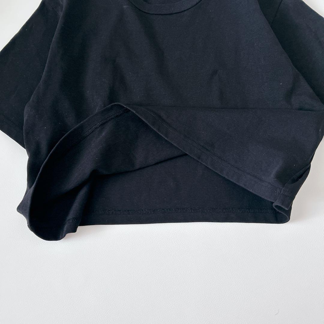 エヴリディアイライク　ドゥーズィエムクラス　Cropped 　Tシャツ　ブラック