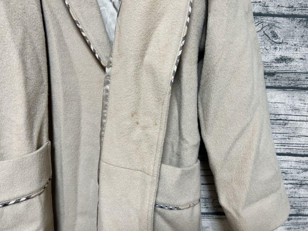 BURBERRY LONDON ウールガウンコート ベージュ サイズM