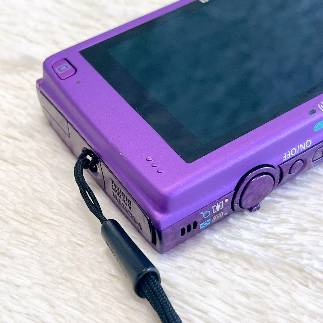 【美品】Canon IXY 430F キャノン パープル デジタルカメラ