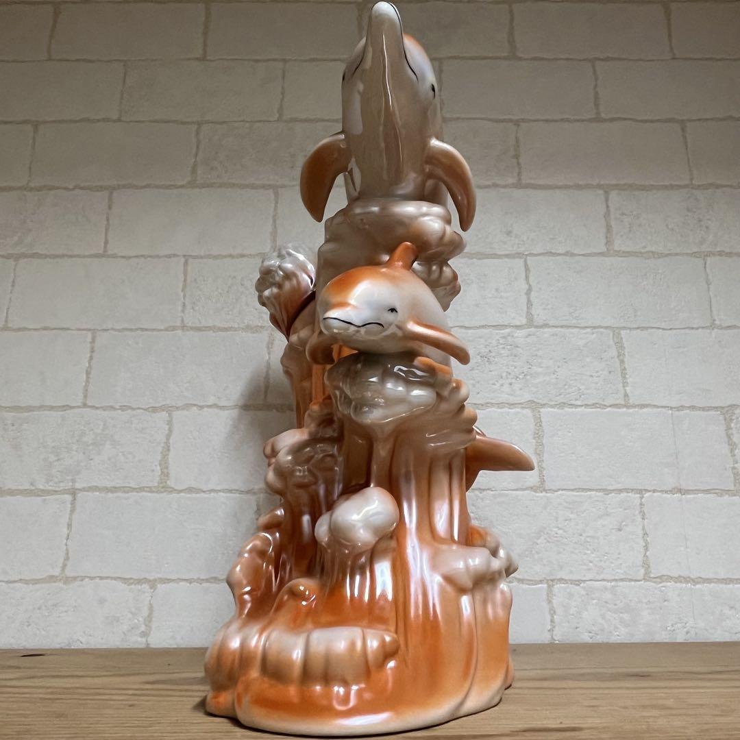 Sienna Dolphin シェンナ ブランデー 陶器製 オレンジドルフィン