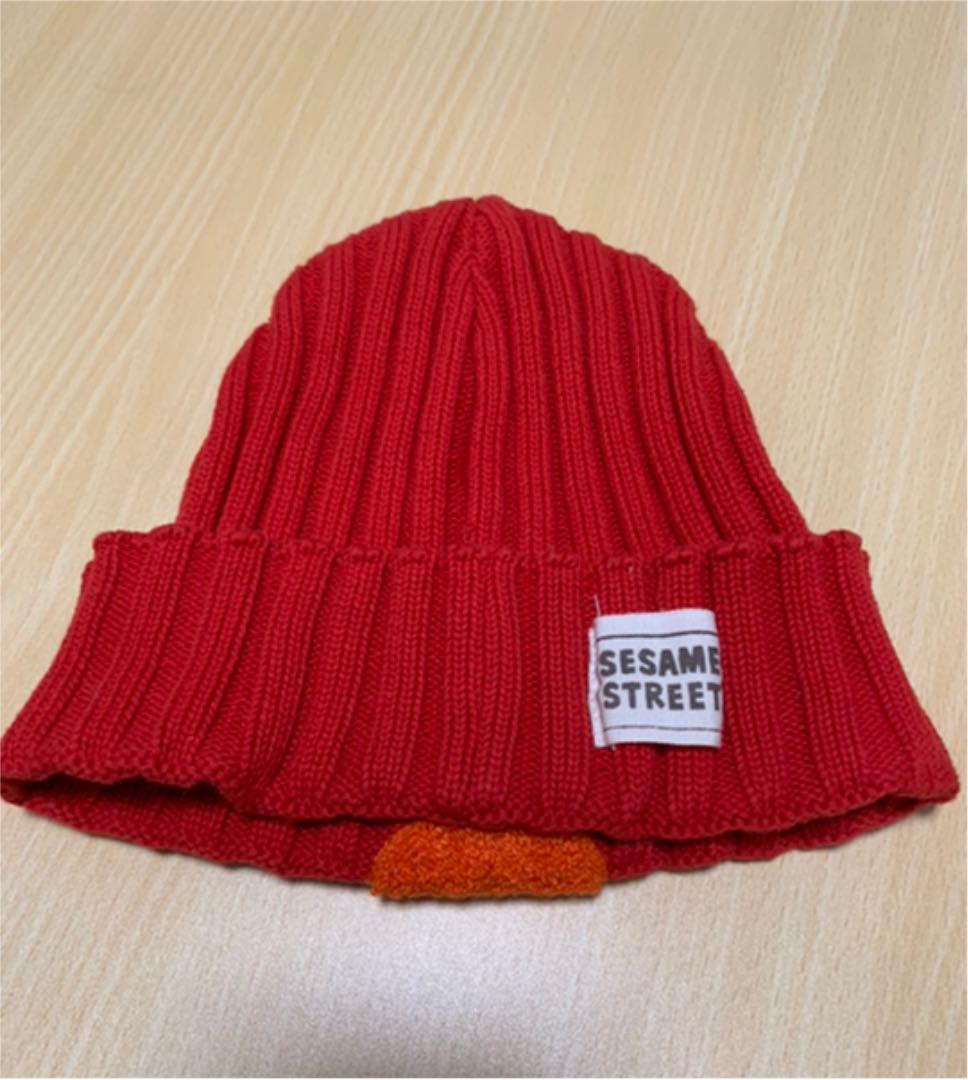 Usj Sesame Street エルモ ニット帽 ニットキャップ ビーニー